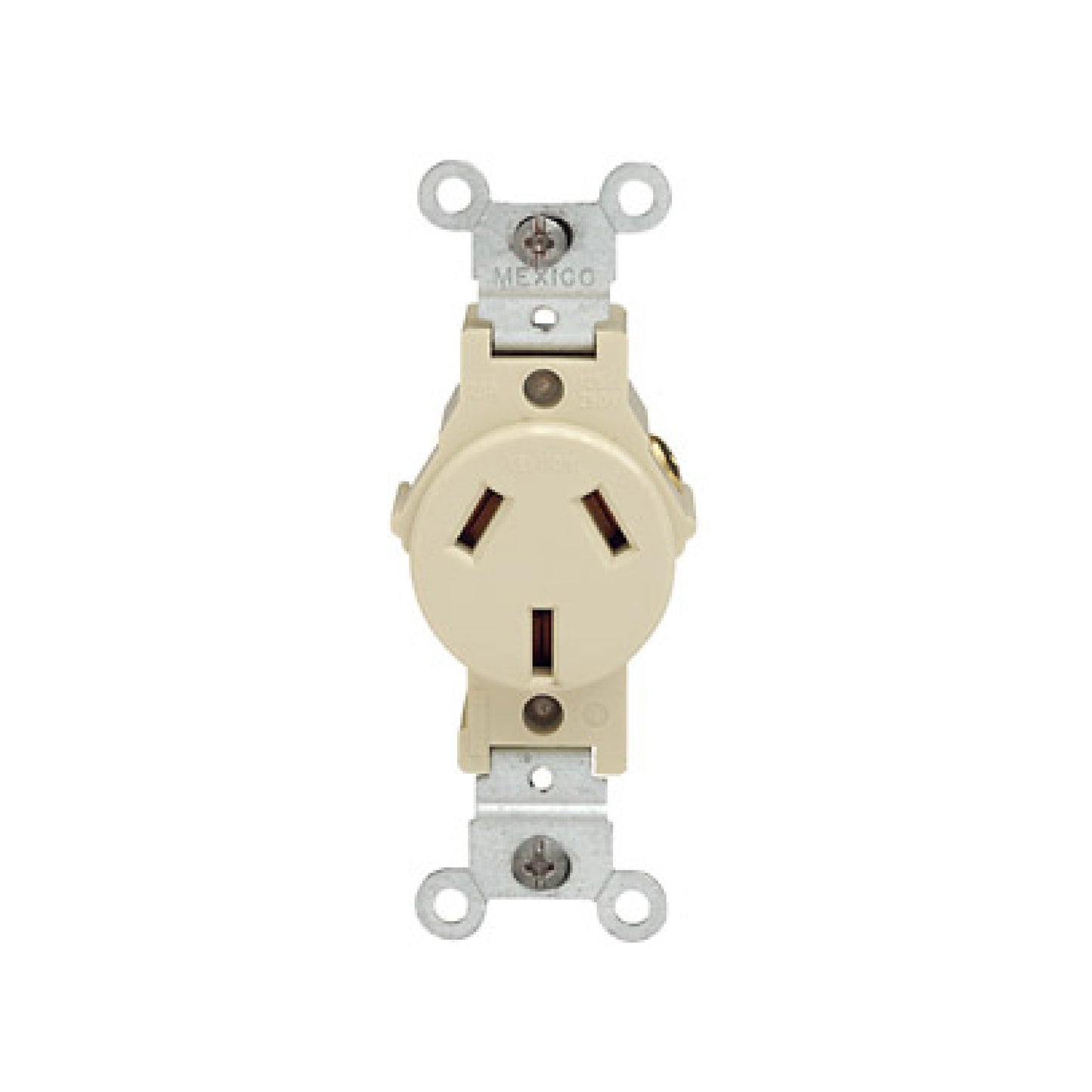 Contacto Dúplex Comercial 20A NEMA 10-20R Marfil Leviton