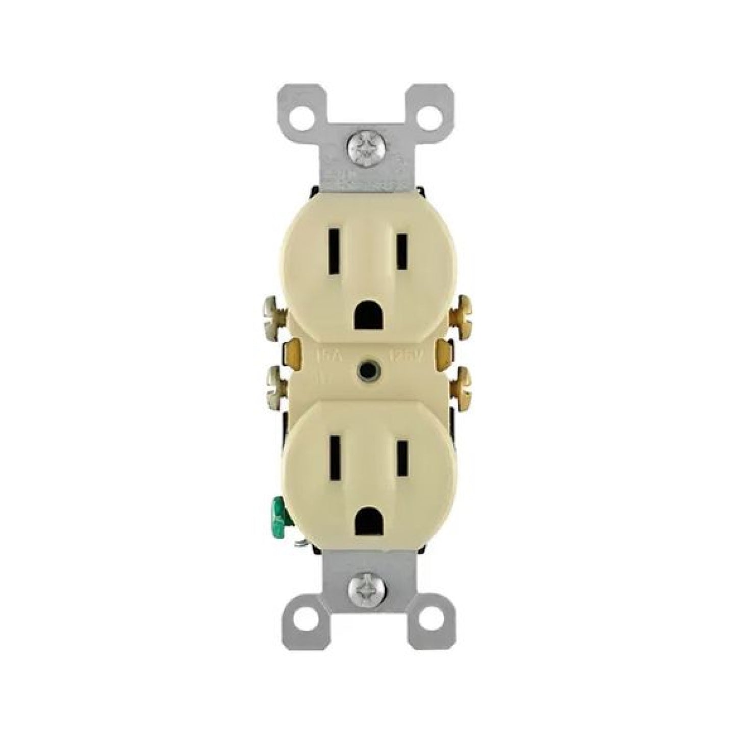 Contacto Dúplex 15A 125V Marfil Leviton