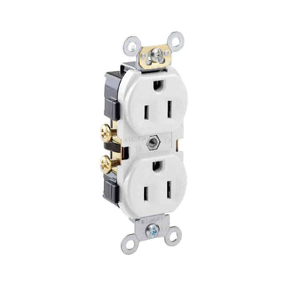 Contacto Dúplex Grado Comercial 15A 125V Blanco Leviton