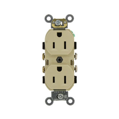 Contacto Dúplex Grado Comercial 15A 125V Marfil Leviton