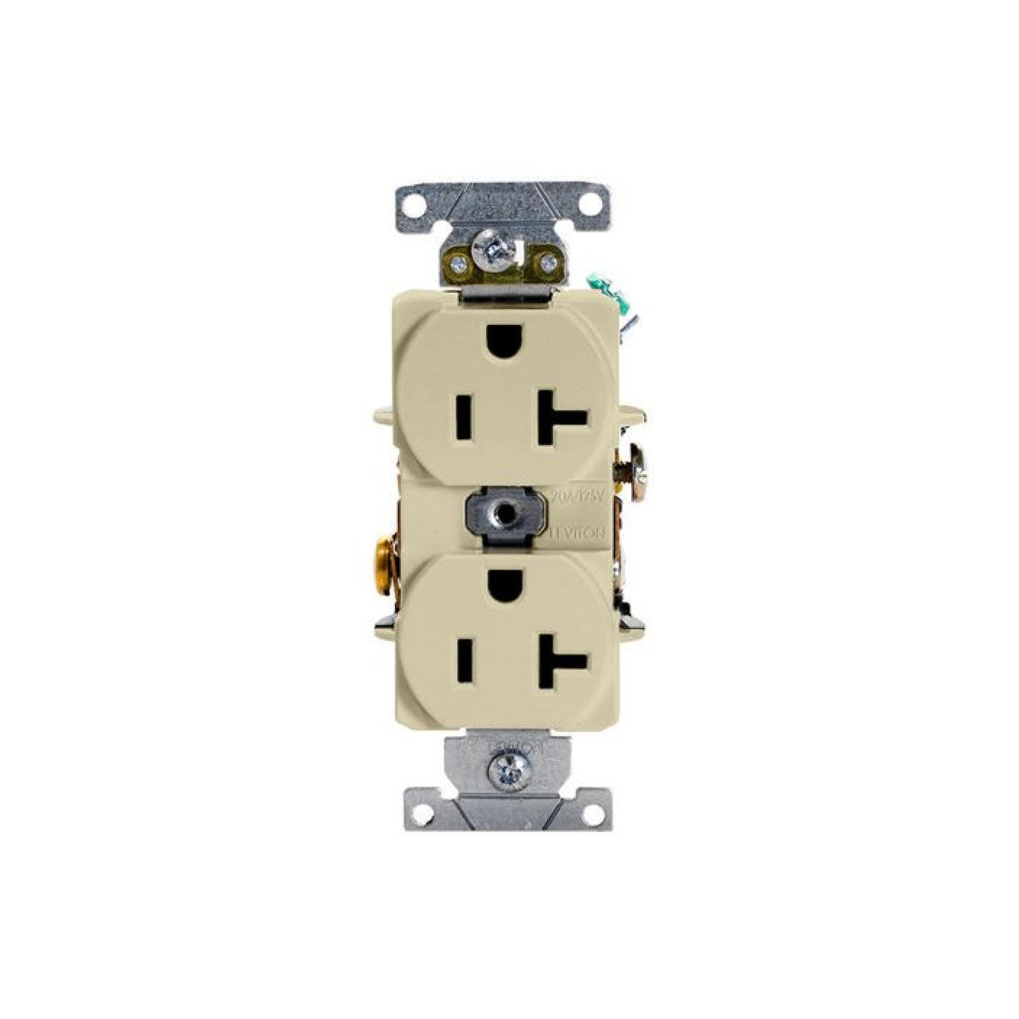 Receptáculo Dúplex Grado Industrial Marfil Leviton