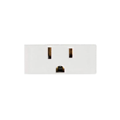 Contacto Polarizado 2P+T 15A Blanco Cien Leviton