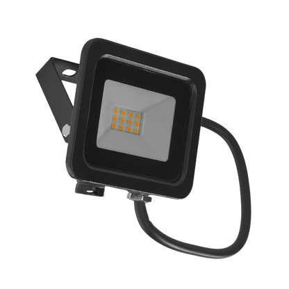 Reflector LED Luz fría 10W Negro Illux