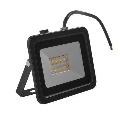 Reflector LED Luz fría 30W Negro Illux