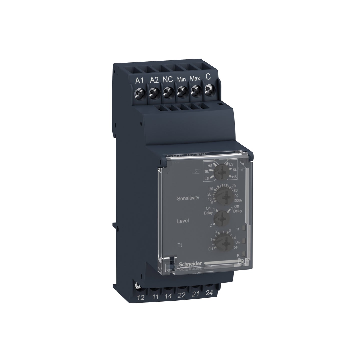 Relevador de Control de Nivel RM35-L-24..240 V AC/DC Schneider Electric RM35LM33MW