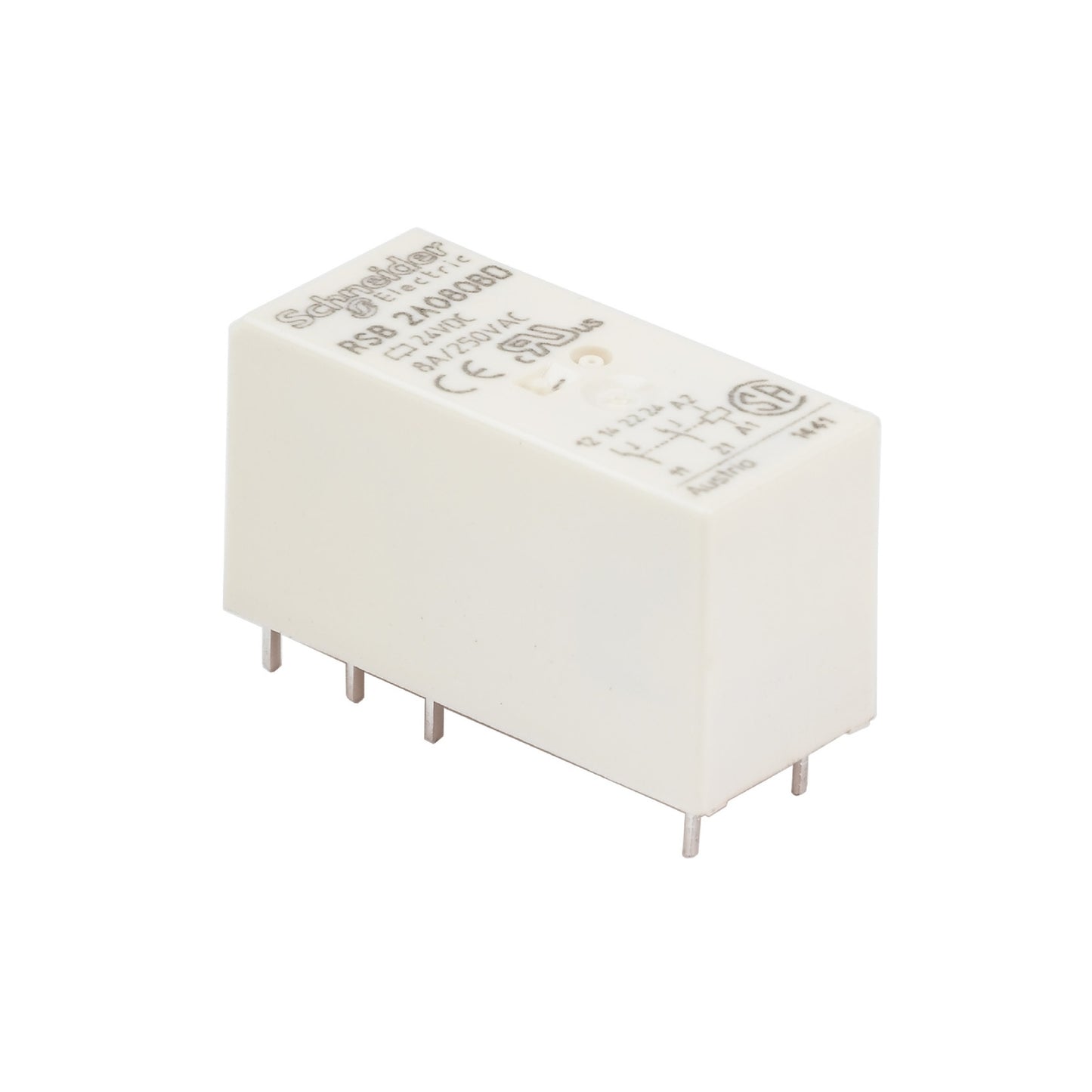 Interface Plug-IN Relay-Harmony Rsb-2 C/o-24 V DC-8 A Schneider Electric RSB2A080BD