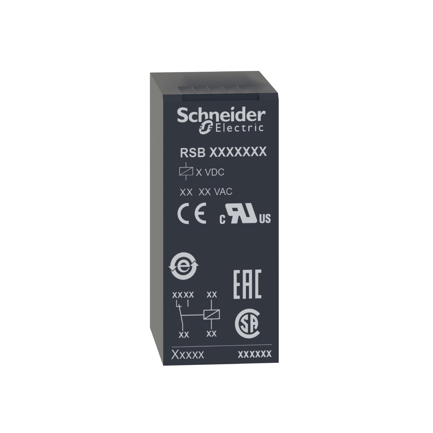 Interface Plug-IN Relay-Harmony Rsb-2 C/o-24 V DC-8 A Schneider Electric RSB2A080BD