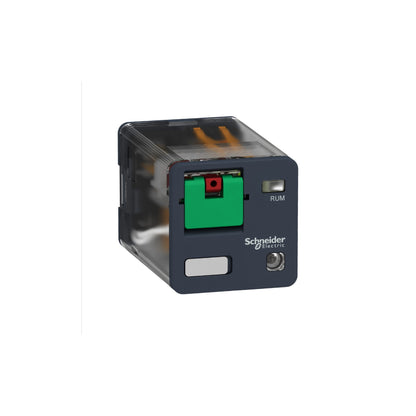 Universal Plug-IN Relay-Harmony Rum-2 C/o-120 V AC-10 A-With LED ((*)) Schneider Electric RUMC22F7