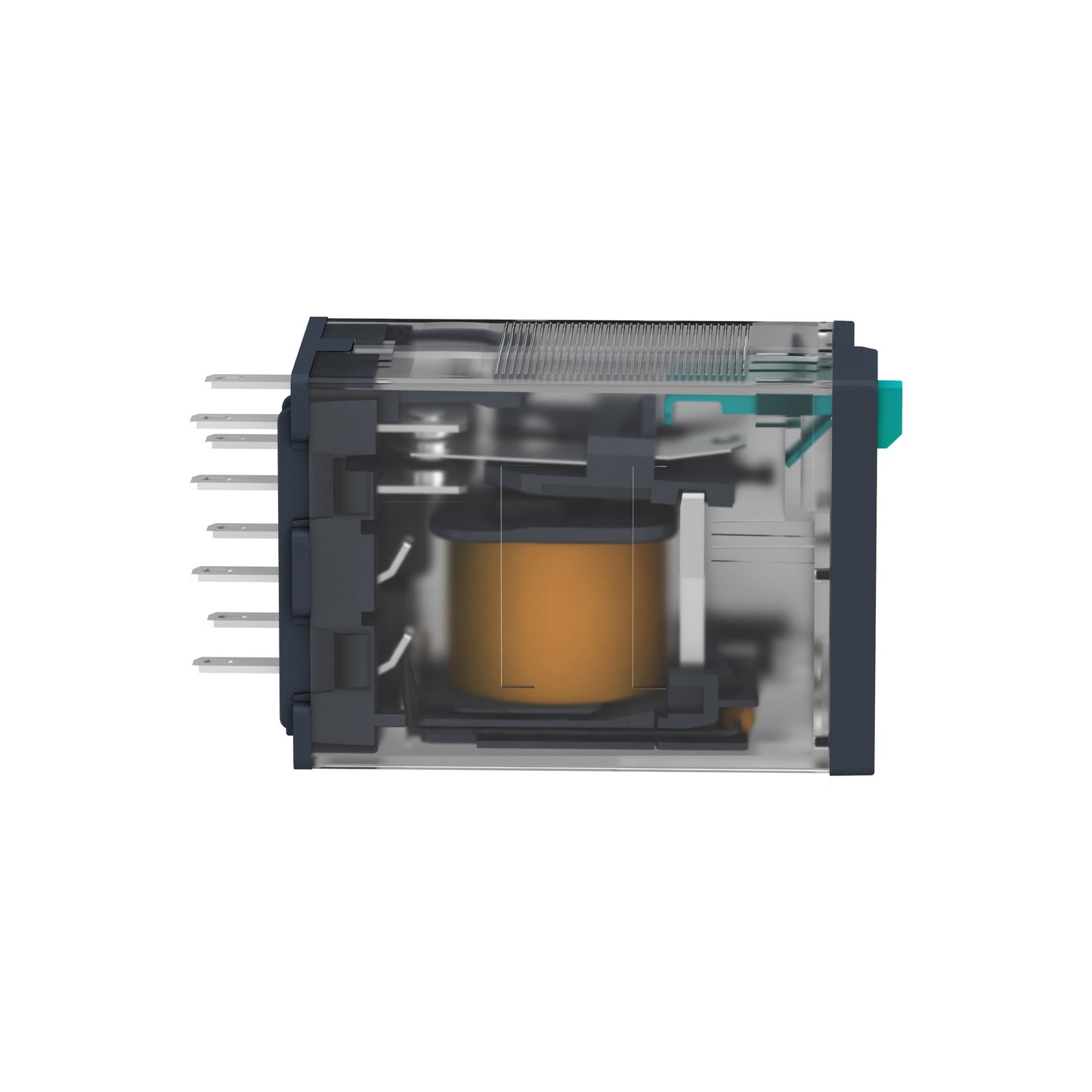Relevador de Miniatura Enchufable-Harmony Rxm-2 CA-24 V CC-LED Schneider Electric RXM2AB2BD