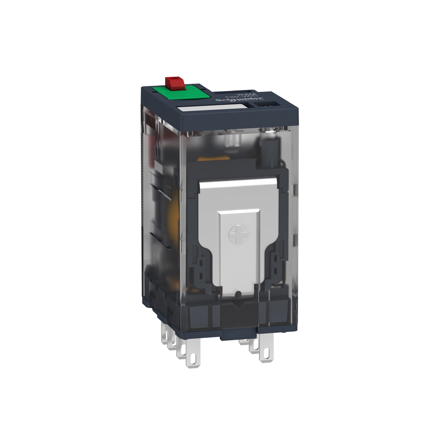 Relevador de Miniatura Enchufable-Harmony Rxm-2 CA-120 V CA-LED Schneider Electric RXM2AB2F7
