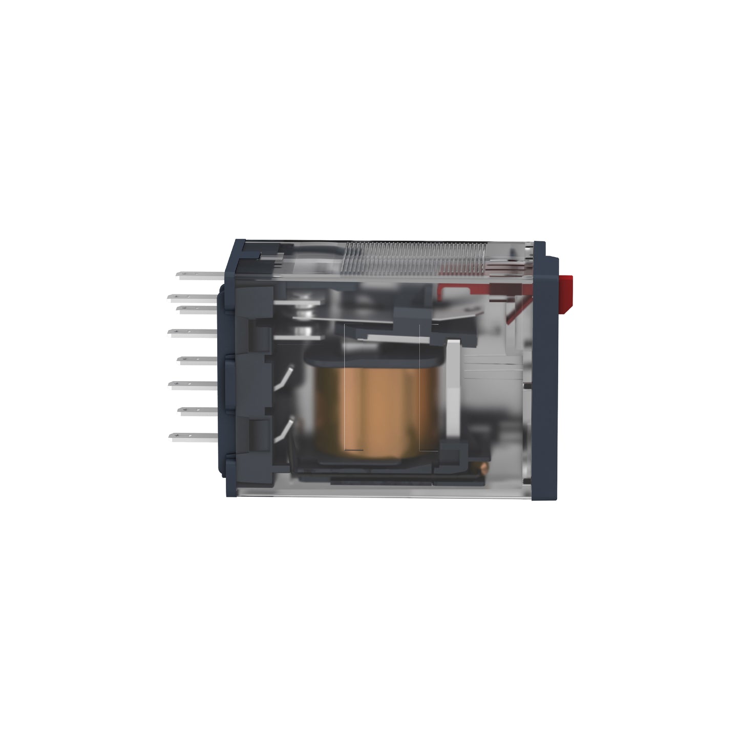 Relevador de Miniatura Enchufable-Harmony Rxm-4 CA-24 V CA Schneider Electric RXM4AB1B7