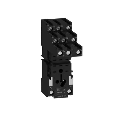 Toma para Relevador Miniatura-Harmony Rxz-con Contactos Independientes-Conectores Schneider Electric RXZE2S111M