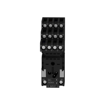 Toma para Relevador Miniatura-Harmony Rxz-con Contactos Independientes-Conectores Schneider Electric RXZE2S114M