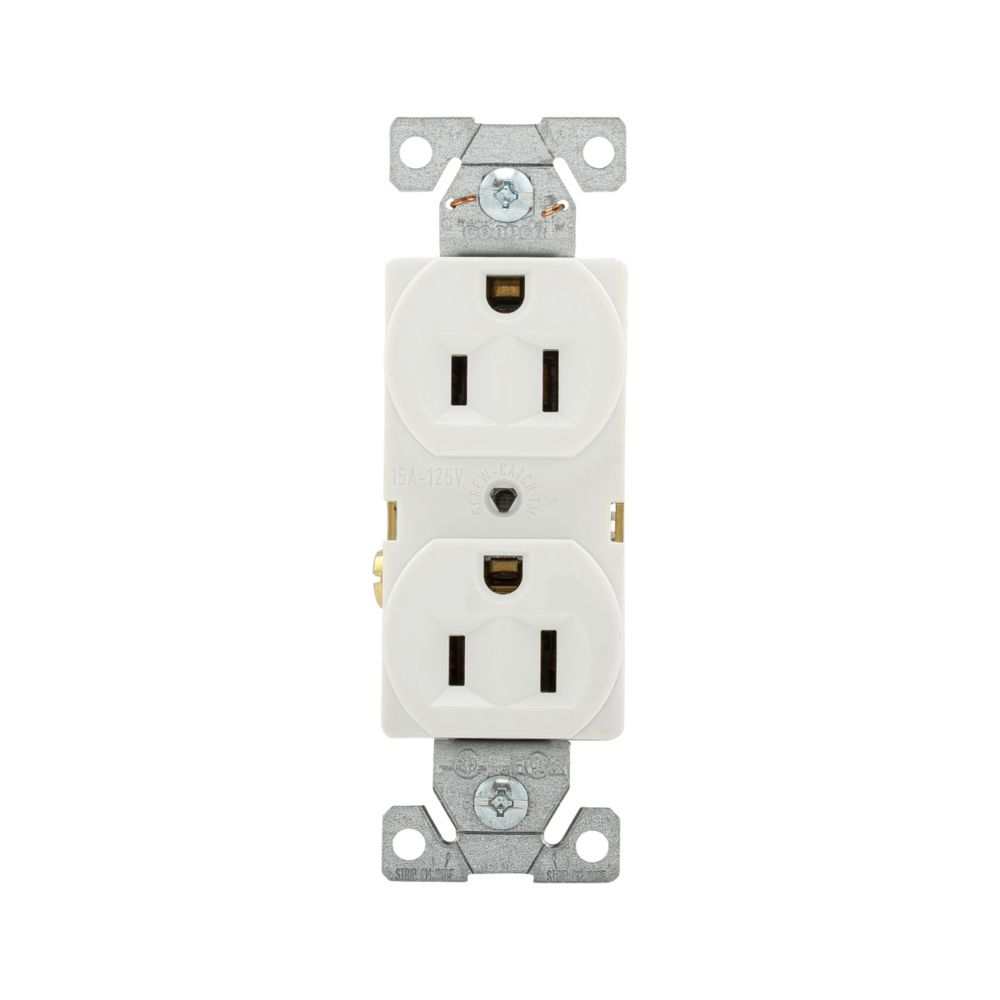 Receptáculo Dúplex 15A 125V Blanco Arrow Hart