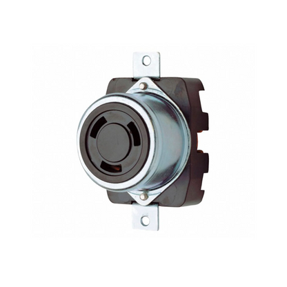Receptaculo Media Vuelta de Baquelita 50A 250VCD Arrow Hart