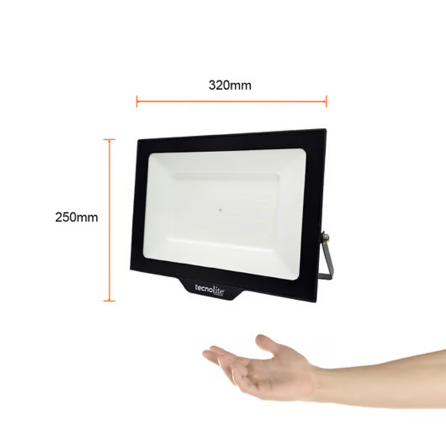 Reflector LED Luz Fría 150W Negro Tecnolite