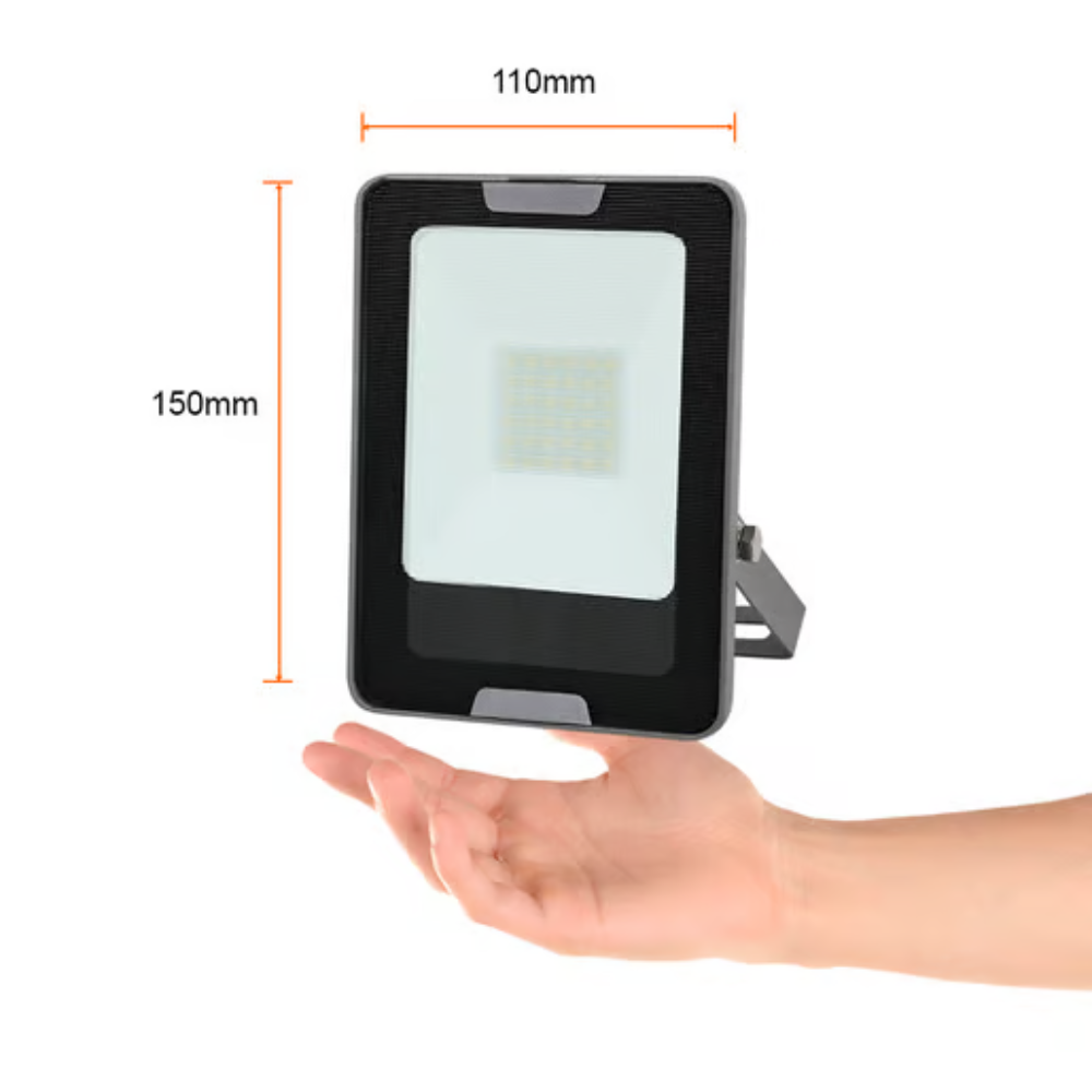 Reflector LED Luz fría 30W Negro Tecnolite