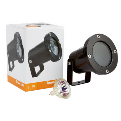 Reflector sumergible GX5.3 50W Negro Tecnolite