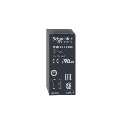 Relevador de Interfaz Enchufable 120 V AC Schneider Electric RSB2A080F7
