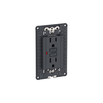 Chasis Armado con Contacto Dúplex GFCI 2P+T 15A Schneider Electric S70327094