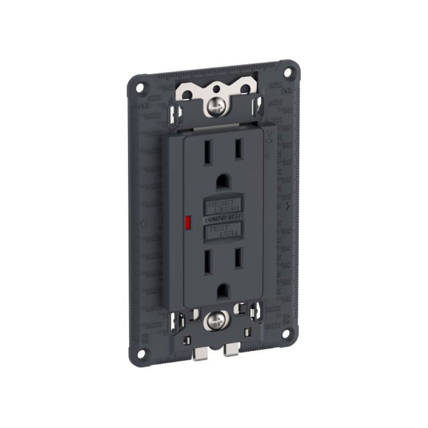Chasis Armado con Contacto Dúplex GFCI 2P+T 15A Schneider Electric S70327094