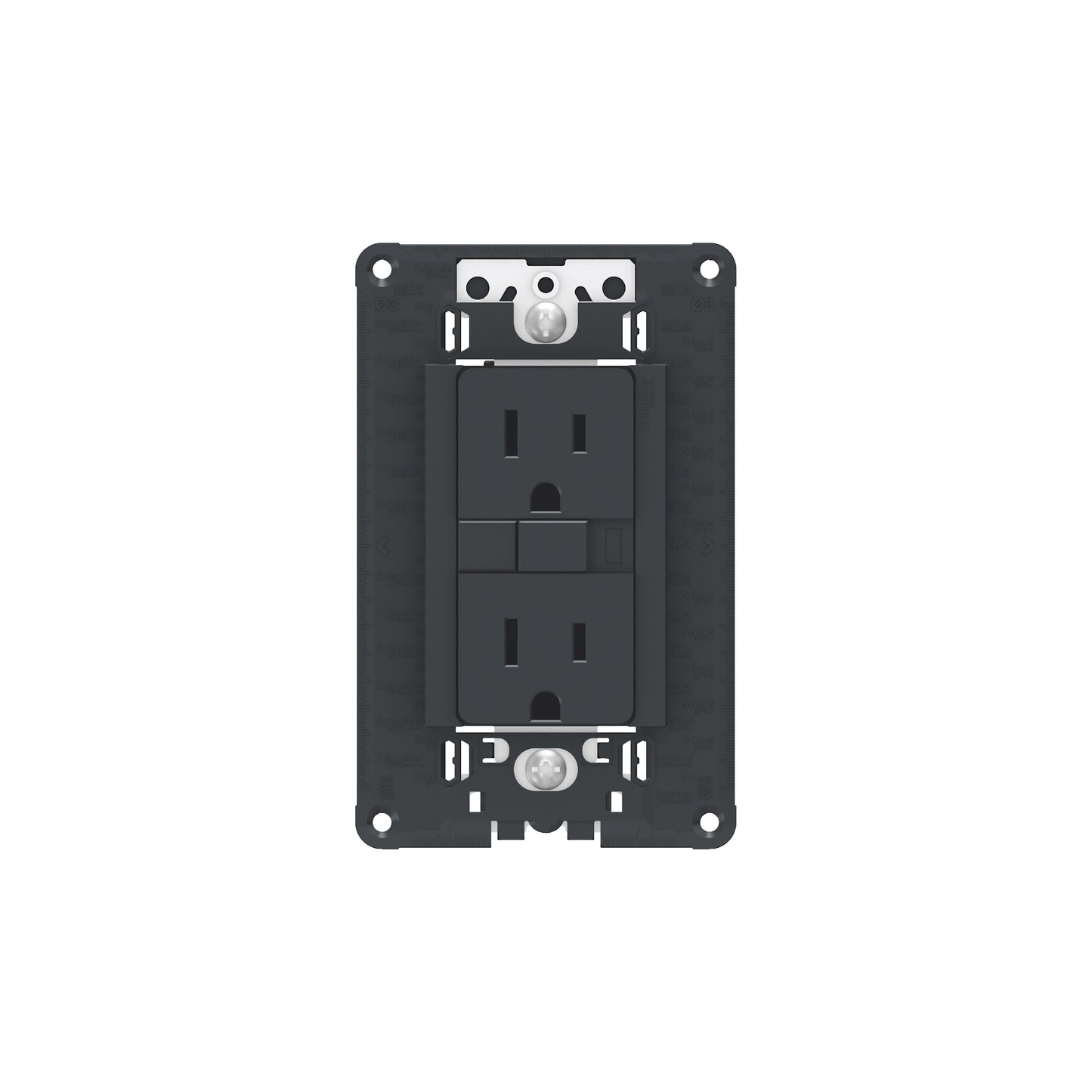 Chasis Armado con Contacto Dúplex GFCI 2P+T 15A Schneider Electric S70327094