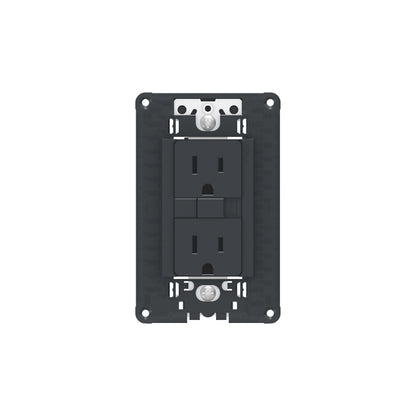 Chasis Armado con Contacto Dúplex GFCI 2P+T 15A Schneider Electric S70327094