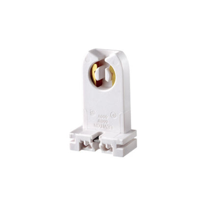 Base Portalámpara para Tubos Fluorescentes Blanca T8/T12 Leviton
