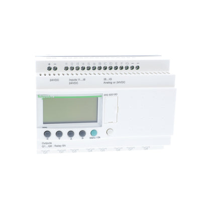 Compact Smart Relay Zelio Logic-20 I o-24 V DC-Clock-Display Schneider Electric SR2B201BD