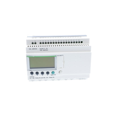 Relevador Inteligente Zeliologic de 100 a 240V con 26 Entradas/Salidas, Reloj y Pantalla Schneider Electric SR3B261FU
