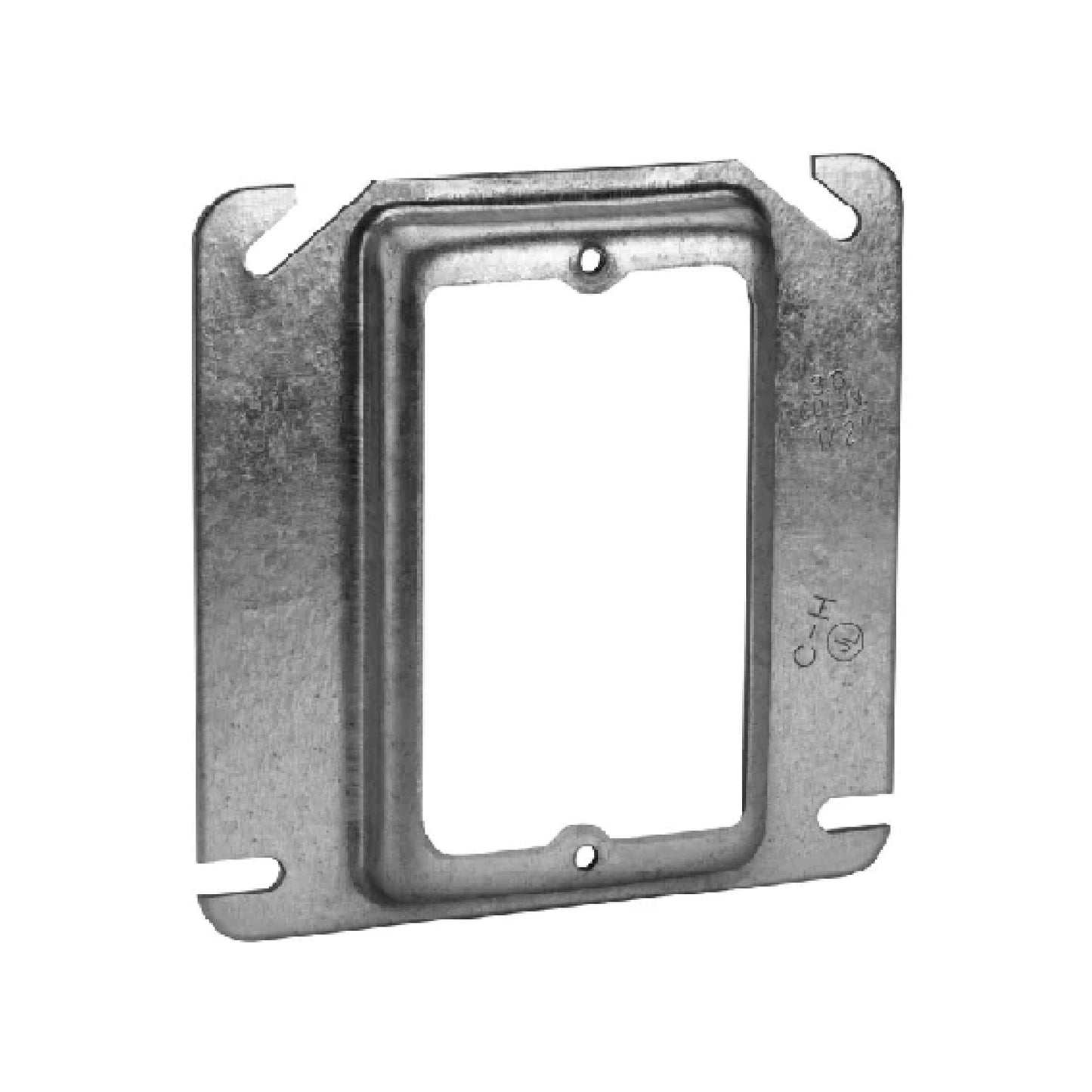 Sobretapa sencilla galvanizada de 3/4"