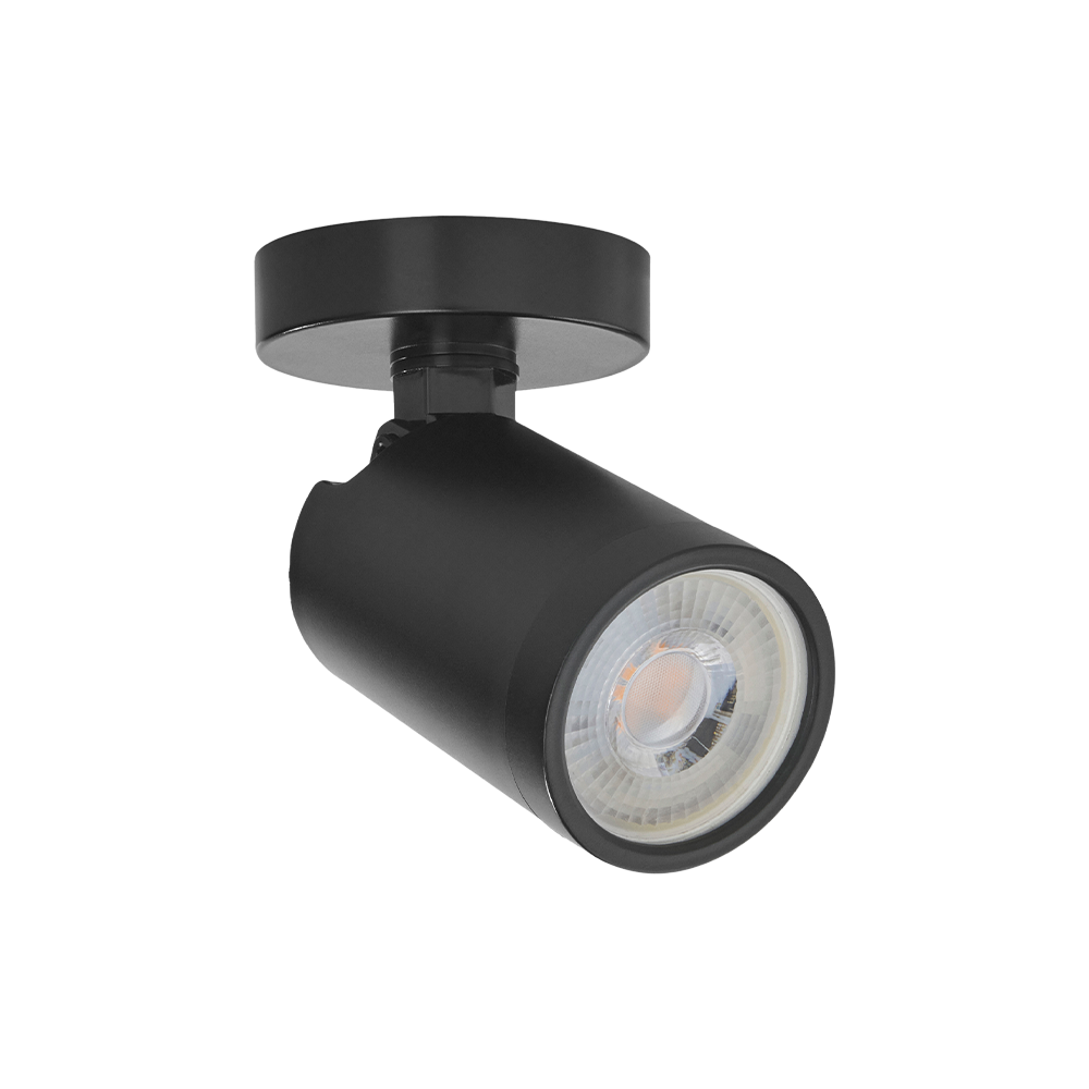 Lámpara de Techo Base GU10 10W Negro Illux