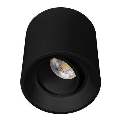 Lámpara de techo LED dirigible GU5.3 MR16 Negro Illux