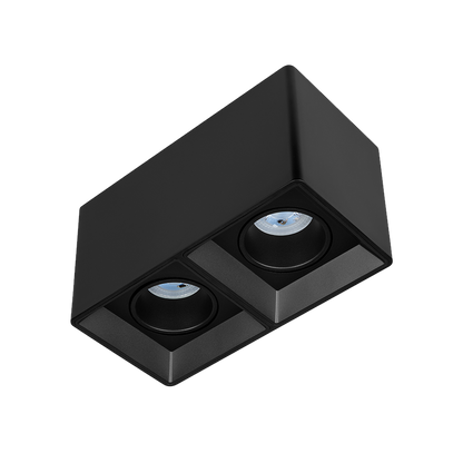 Lampara de techo Downlight LED 15W Negro Illux