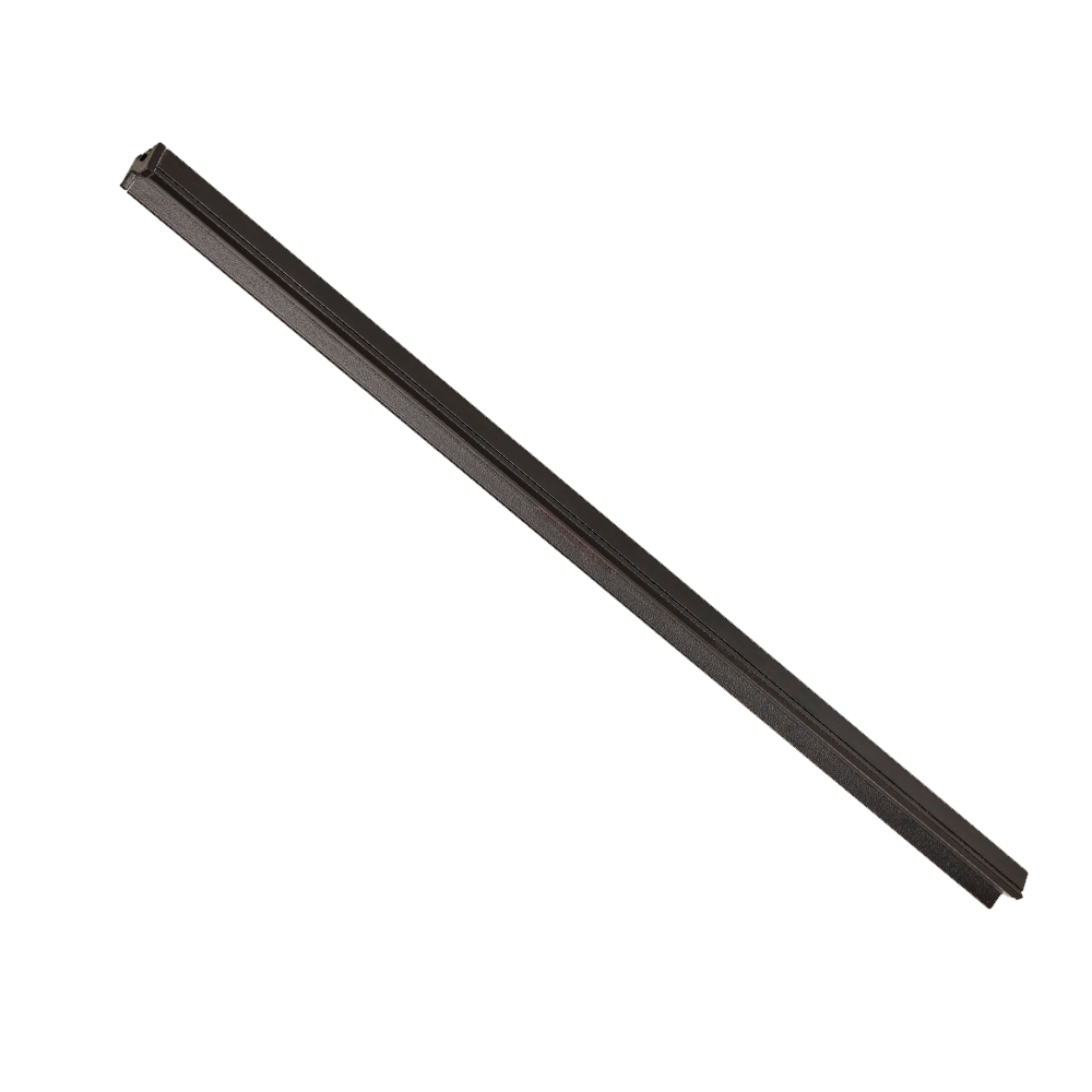 Kit Perfil Difusor para Tira LED 2m Negro Illux