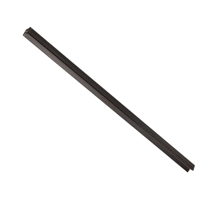Kit Perfil Difusor para Tira LED 2m Negro Illux