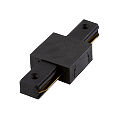 Conector Para Riel Fabricado En Aluminio Acabado Color Negro