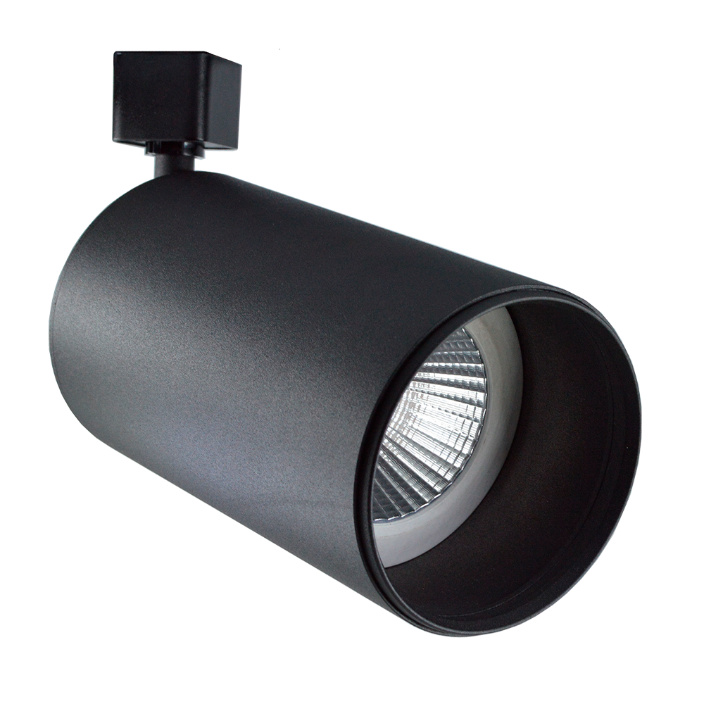 Lámpara para Riel E26  75W Negro Illux