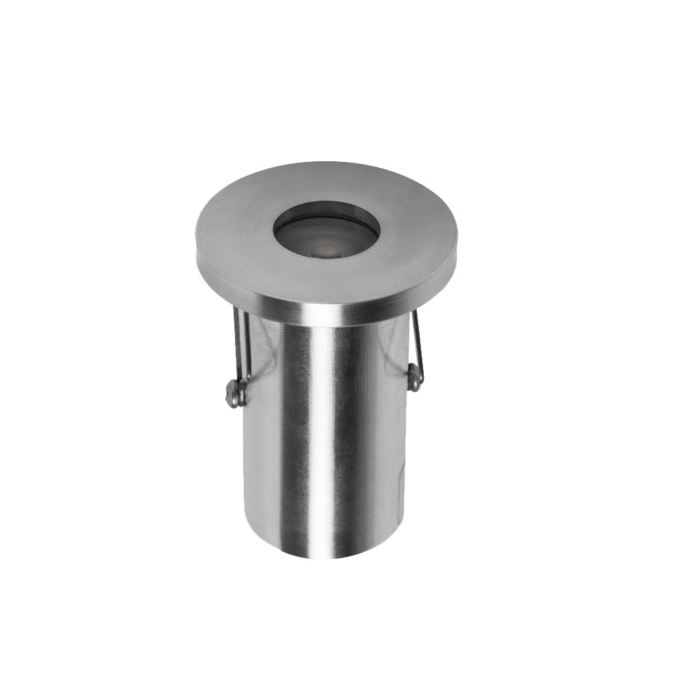 Lámpara de piso LED Luz cálida 1.1W Gris Illux
