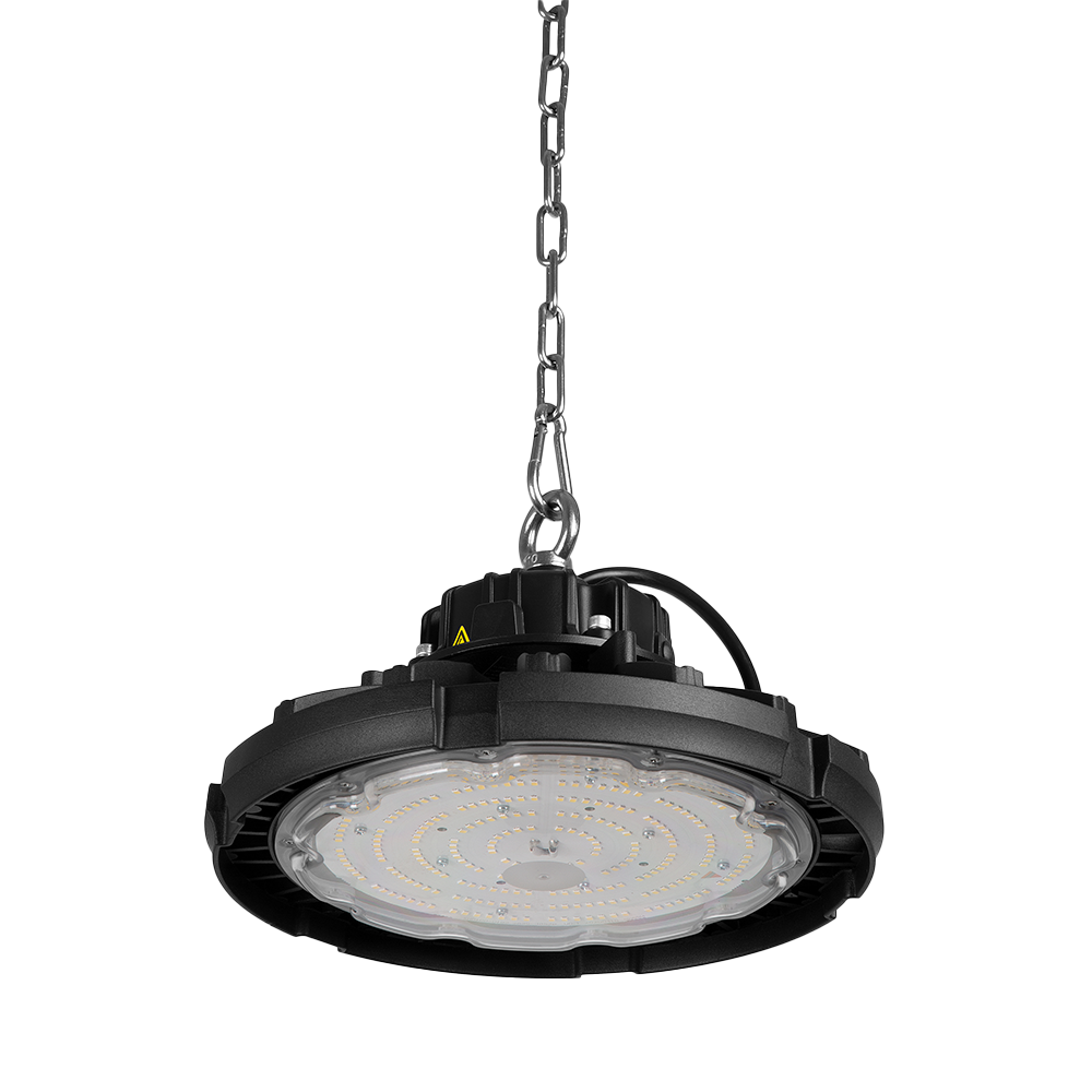 Lampara colgante LED Luz fria 100W Negro Illux