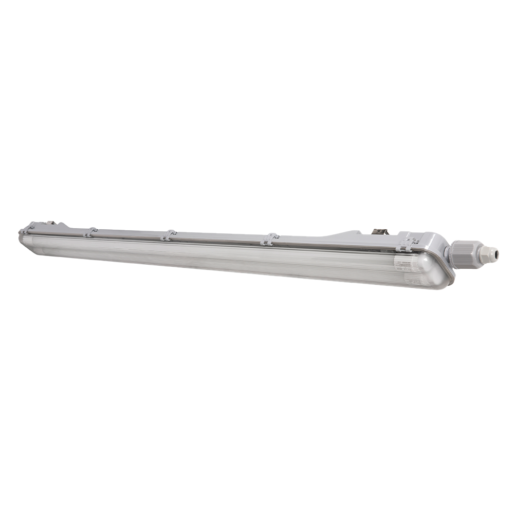Lámpara gabinete LED 2xT8 G13 2x18W Gris Illux