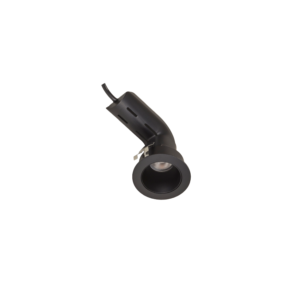 Lámpara de Techo LED Empotrable 9W Negro Illux