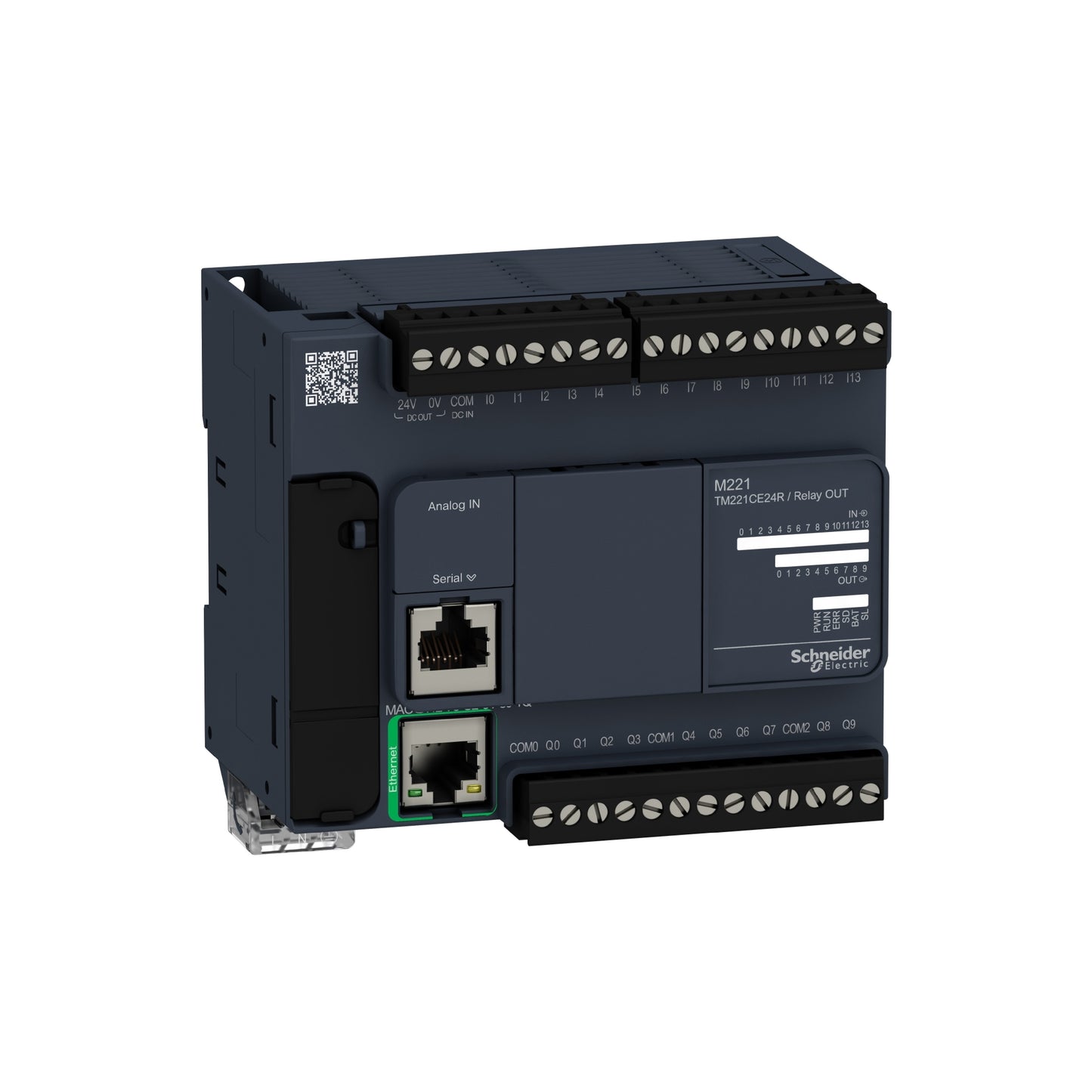 Controlador M221 24 E/S Relevador ETHERNET Schneider Electric TM221CE24R