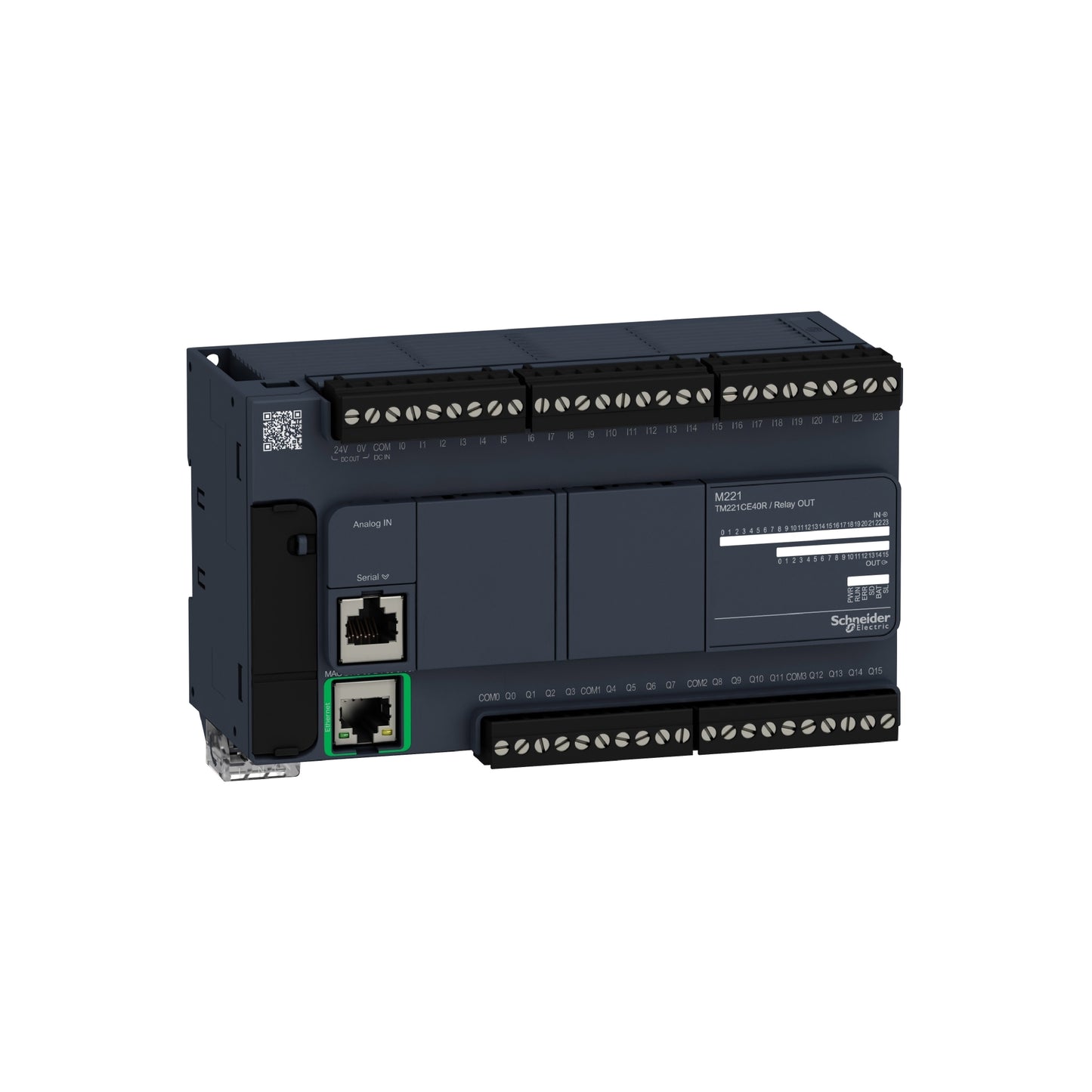 Controlador M221 40 E/S Relevador ETHERNET Schneider Electric TM221CE40R