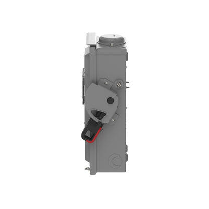 Interruptor de Seguridad, Uso Pesado, con Fusible, Ventana de Visualización, NEMA 3R, 600 V, 30 A, 3 Polos Schneider Electric VH361RB