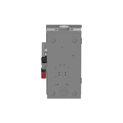 Interruptor de Seguridad, Uso Pesado, sin Fusibles, Ventana de Visualización, NEMA 3R, 600 V, 60 A, 3 Polos Schneider Electric VHU362RB