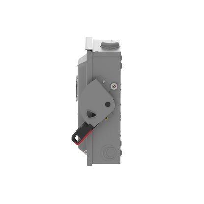 Interruptor de Seguridad, Uso Pesado, sin Fusibles, Ventana de Visualización, NEMA 3R, 600 V, 60 A, 3 Polos Schneider Electric VHU362RB