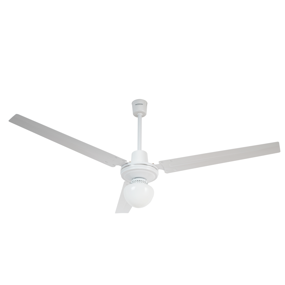 Ventilador de Techo Prometheus 56" color Blanco con Luz Masterfan
