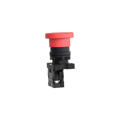 Pulsador Completo, Easy Harmony XA2, Plástico, Cabeza de Seta Roja 40 mm, 22 mm, 1NC Schneider Electric XA2EC42