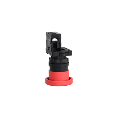 Pulsador Completo, Easy Harmony XA2, Plástico, Cabeza de Seta Roja 40 mm, 22 mm, 1NC Schneider Electric XA2EC42